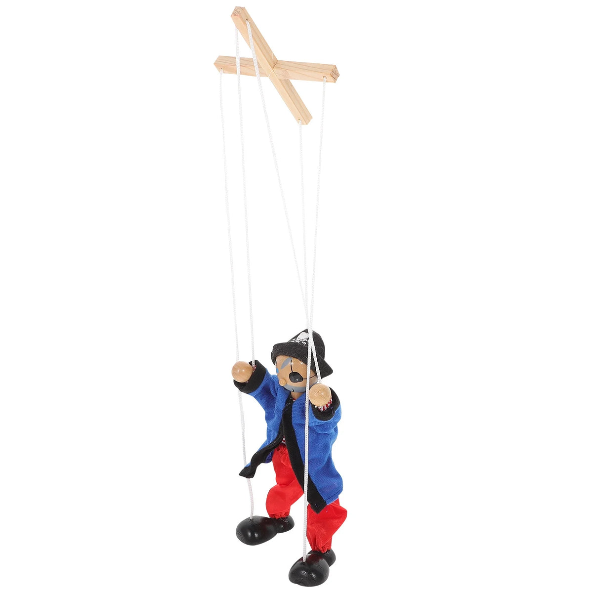 Wooden Pirate Marionette Puppet E446461