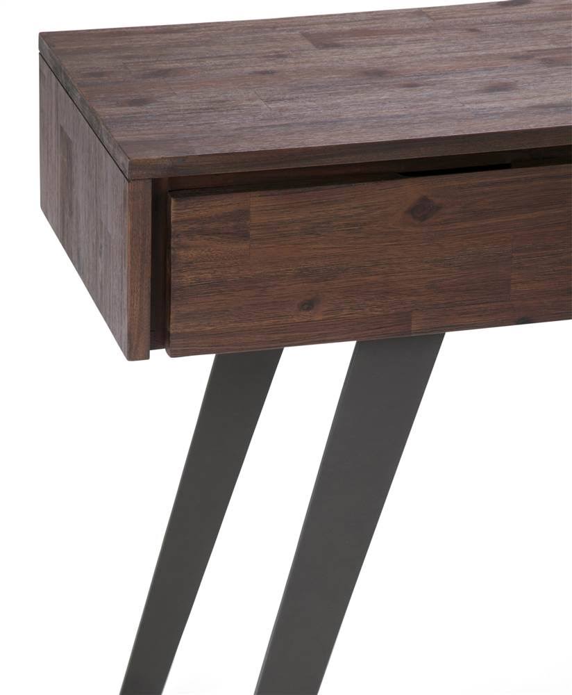 Distressed Charcoal Brown Console Sofa Table Y102