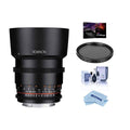 85mm T1.5 Cine Lens for Micro Four Thirds with 72mm Variable Neutral Density Filter N3883