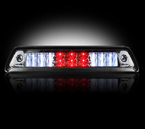 Red LED 3rd Brake Light Kit with White Cargo Lights Smoked Lens C8817