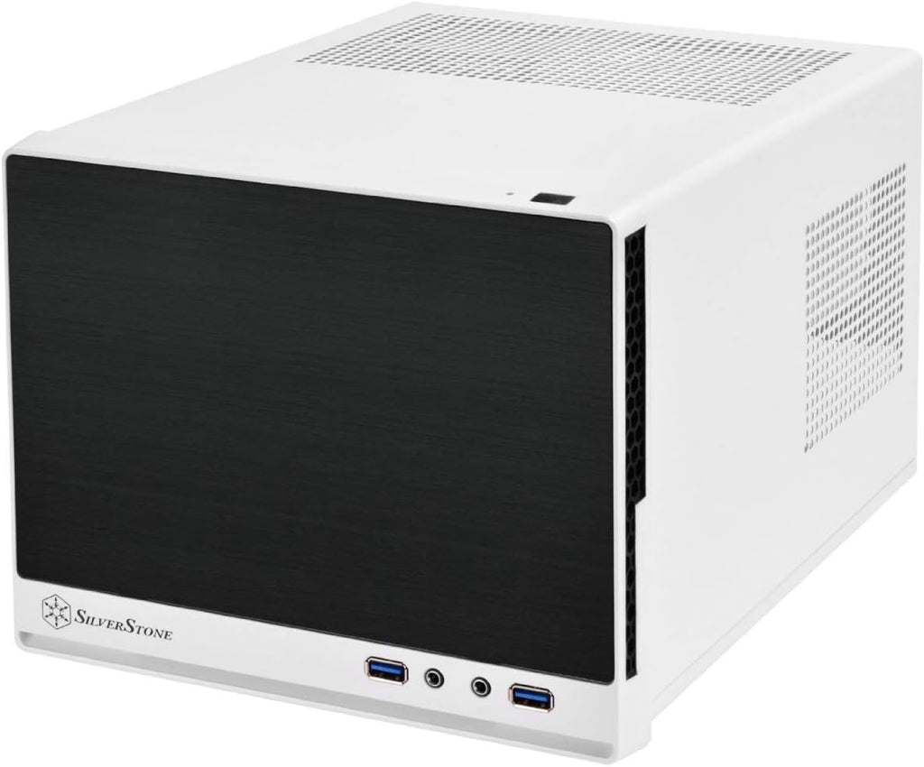 Black Ultra Compact Mini-ITX Computer Case with Mesh Front Panel K760712