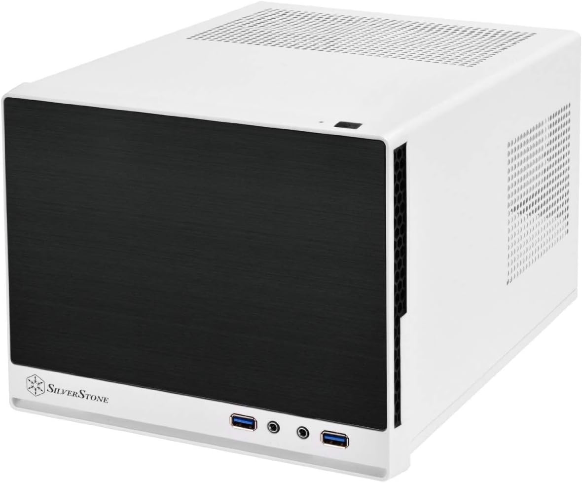 Black Ultra Compact Mini-ITX Computer Case with Mesh Front Panel K760712