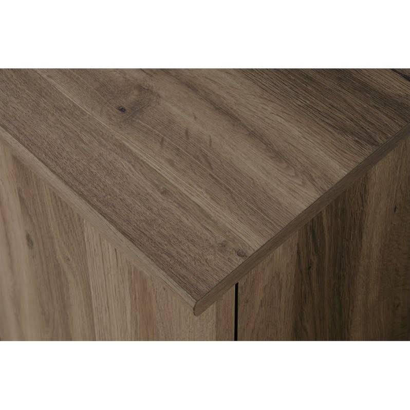 L Shaped Computer Desk in Salt Oak W867
