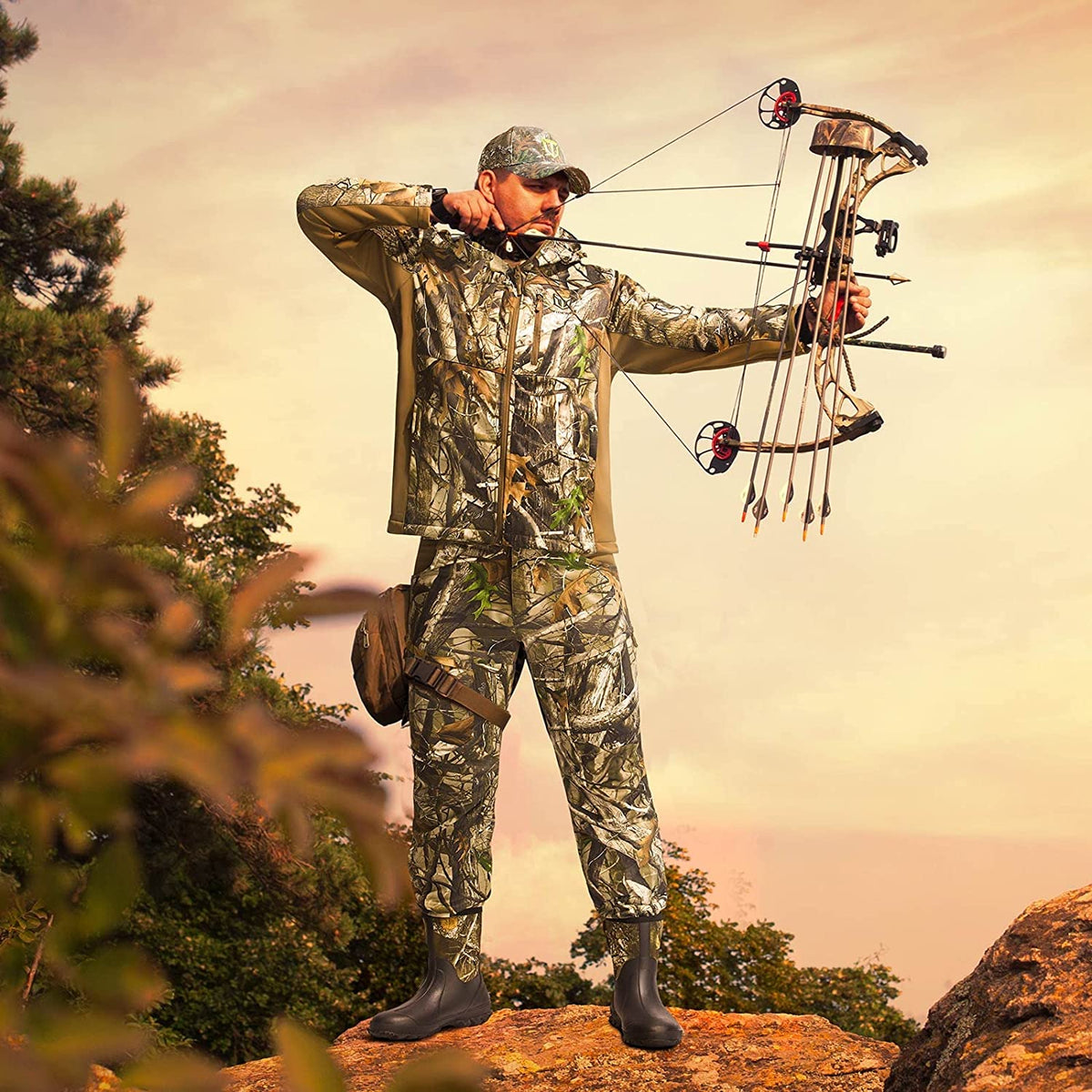 Hunting Jacket and Pants with Fleece Lining O659