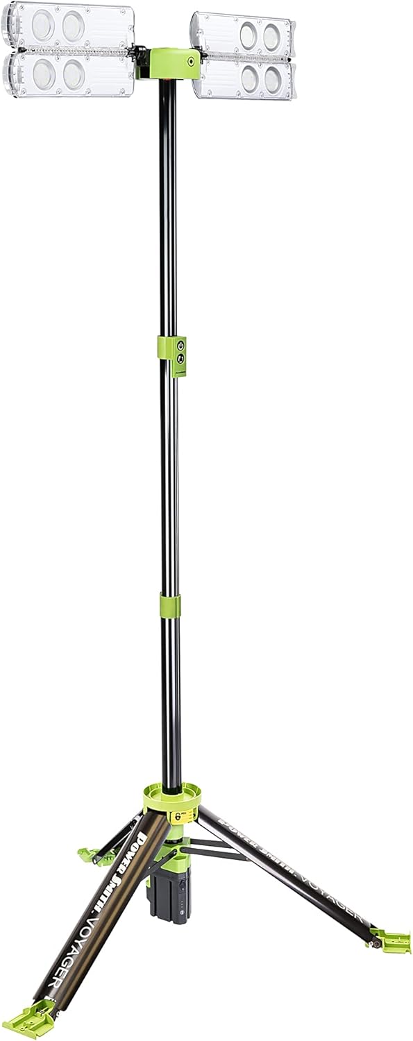 8000 Lumen Cordless Tripod LED Work Light Q36706