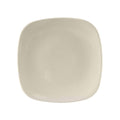 Eggshell Square China Plate - 12/Case A114