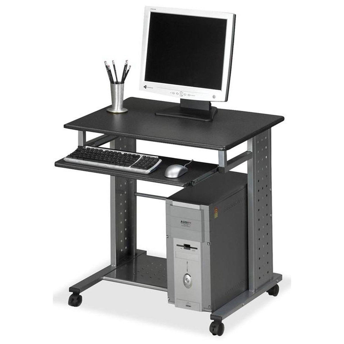 Anthracite Rectangular Mobile Workstation Z39157