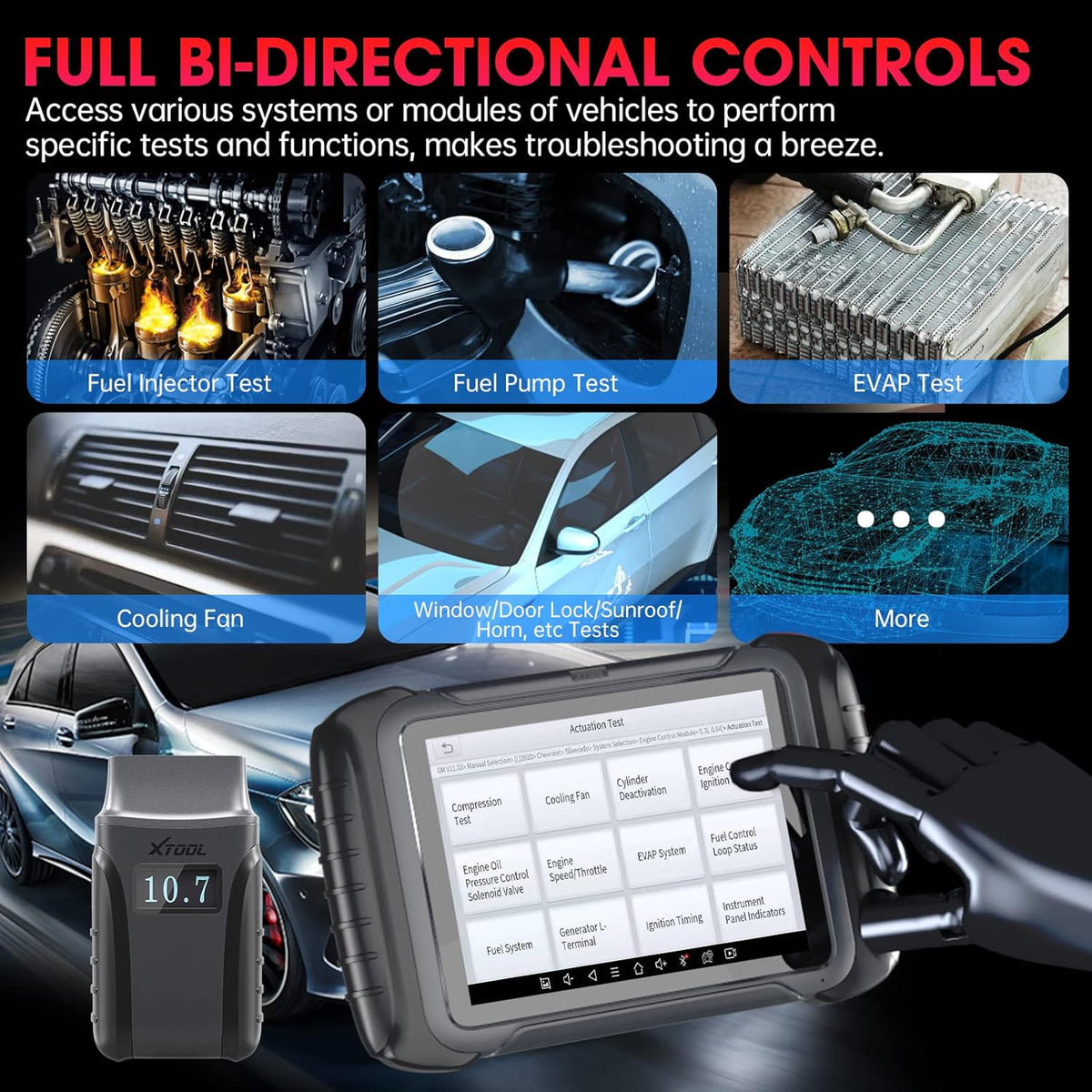Wireless Automotive Diagnostic Tool H263