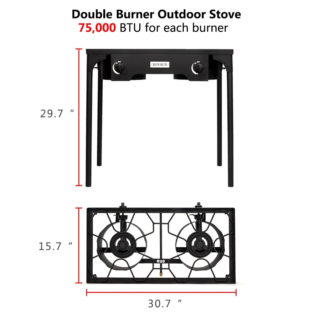 2-Burner 150,000BTU Outdoor Stove A9857