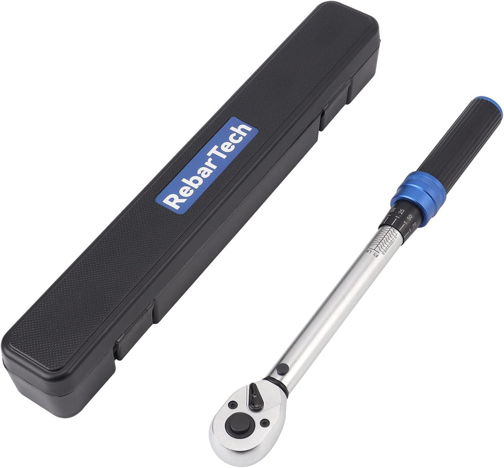 3/8-Inch Drive Click Torque Wrench, 2.5～45 Ft-Lbs, Preset, Dual Torque Scales, Pack of 2 I493