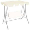Cream Replacement Canopy for Garden Swing W7458