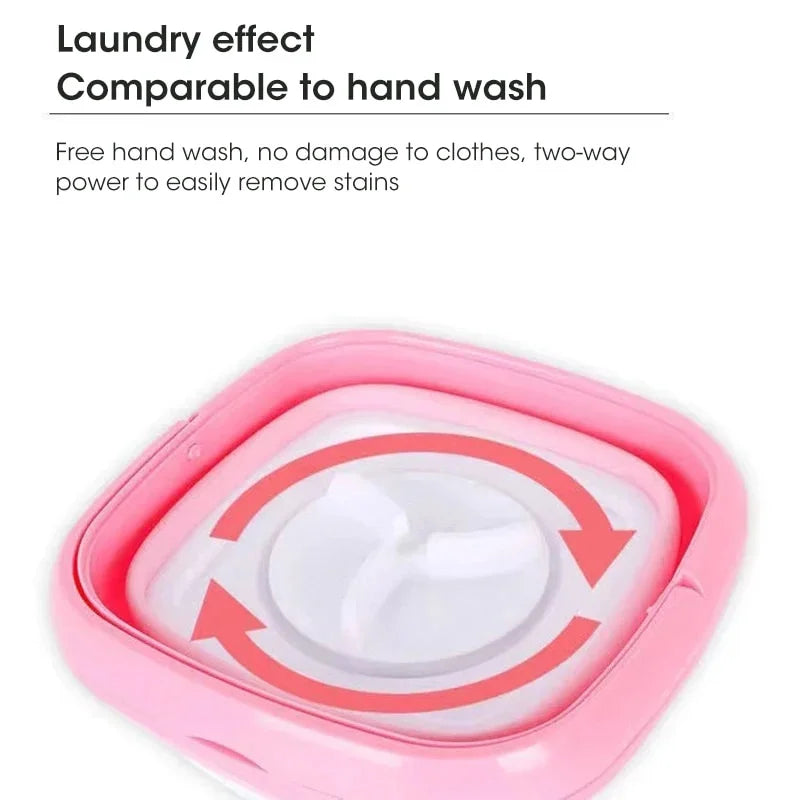 Mini Washing Machine With Dryer Bucket W6250