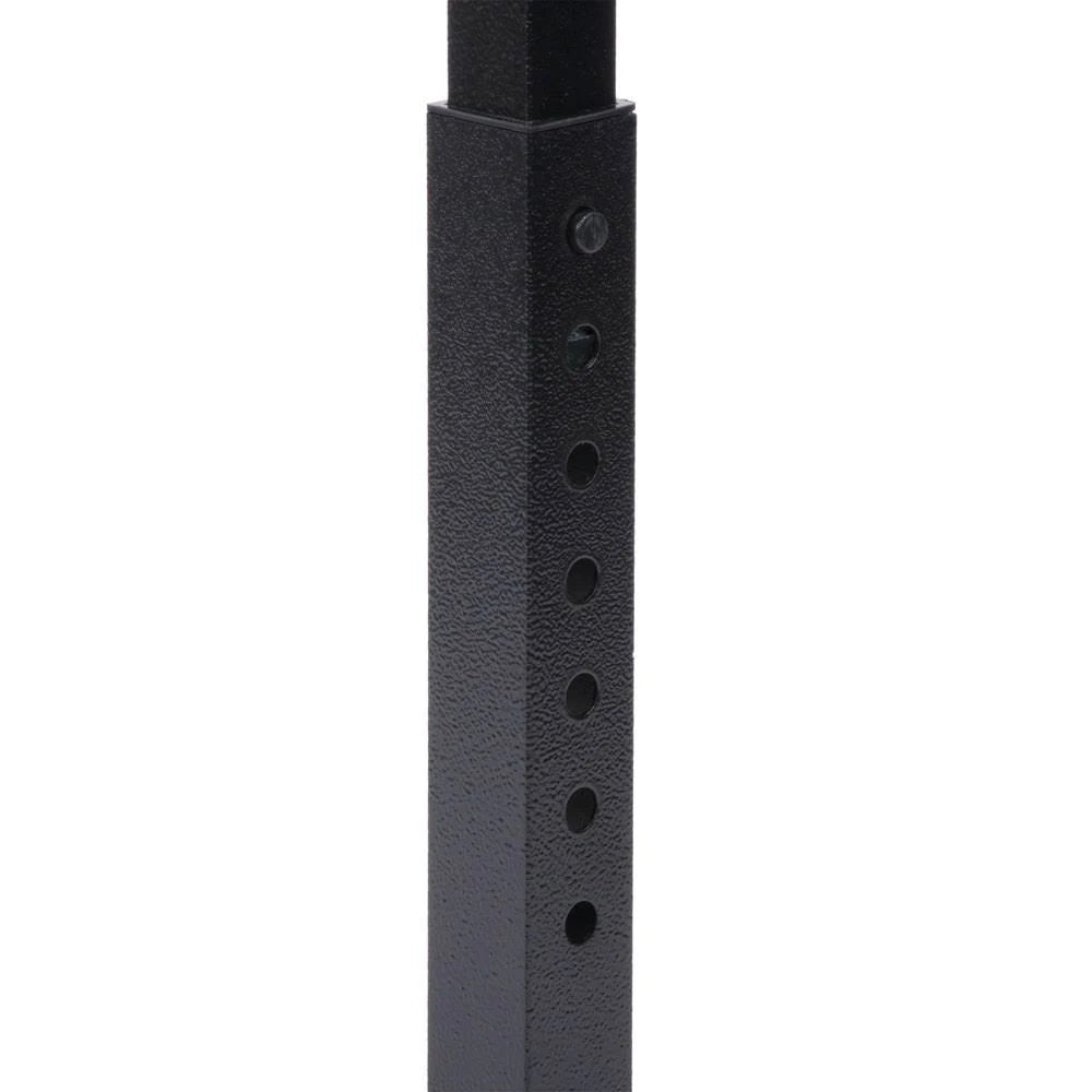Black 48x22 Adjustable Single Sided Sneeze Guard F989342