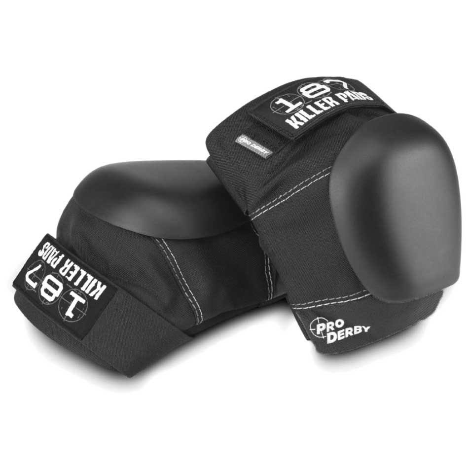Black Pro Derby Knee Pads I921