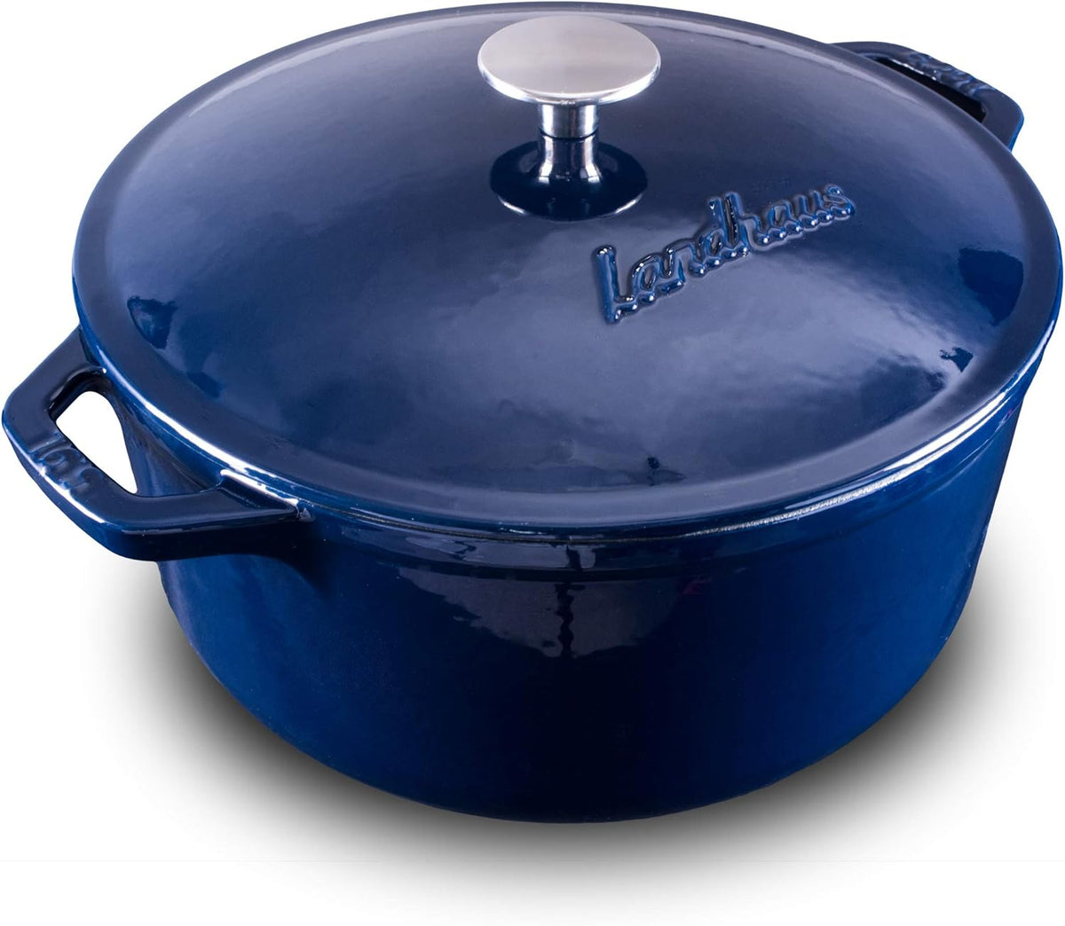 12.5 Inch Enameled Cast Iron Skillet O160675