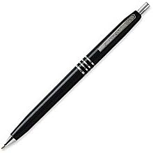 Retractable Black Barrel Medium Point Ball Point Pen, Black Ink, Pack of 36 H6010