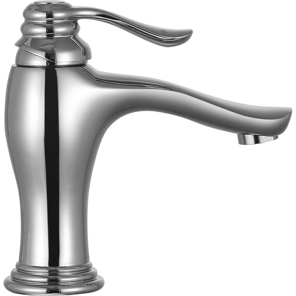 Brushed Nickel Single Hole Single Handle Bathroom Faucet S4278