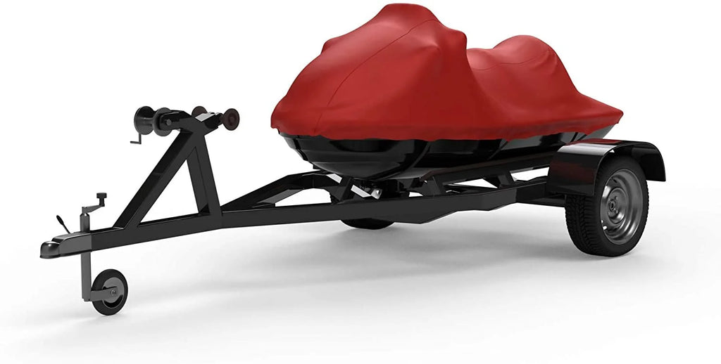 RED Trailerable Jet Ski Cover with Storage Bag Z1052