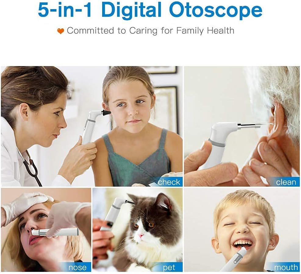 3.9mm Ultra-Thin WiFi Ear Scope Camera with 6 LED Lights B1367