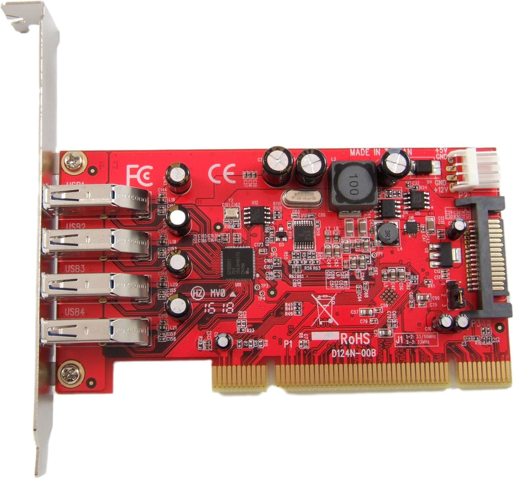 USB 3.0 4-Port PCI Host Adapter Card T822