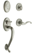 Satin Nickel Single Cylinder Handleset B52041