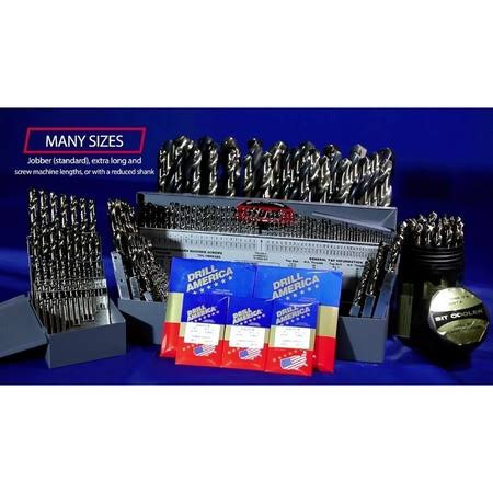 35/64 Cobalt Steel Taper Length Drill Bit V3879