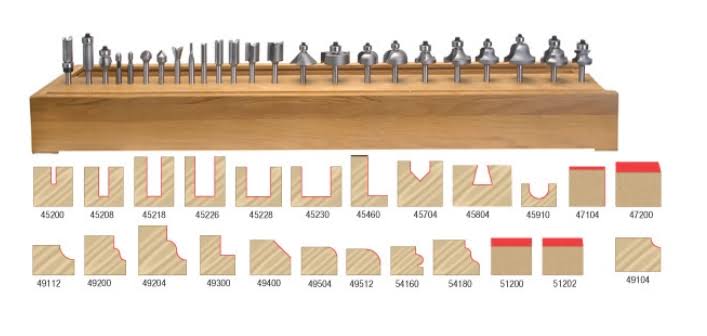 24-Piece Carbide Tipped Set 1/4 inch Shank Y9927