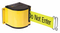 Yellow 18 ft. Retractable Belt Safety Barricade U33558