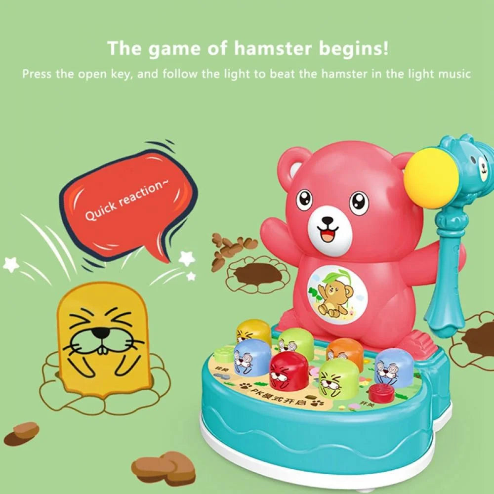 Hammering and Pounding Toys Desktop Hitting Hamster Game Toy D199