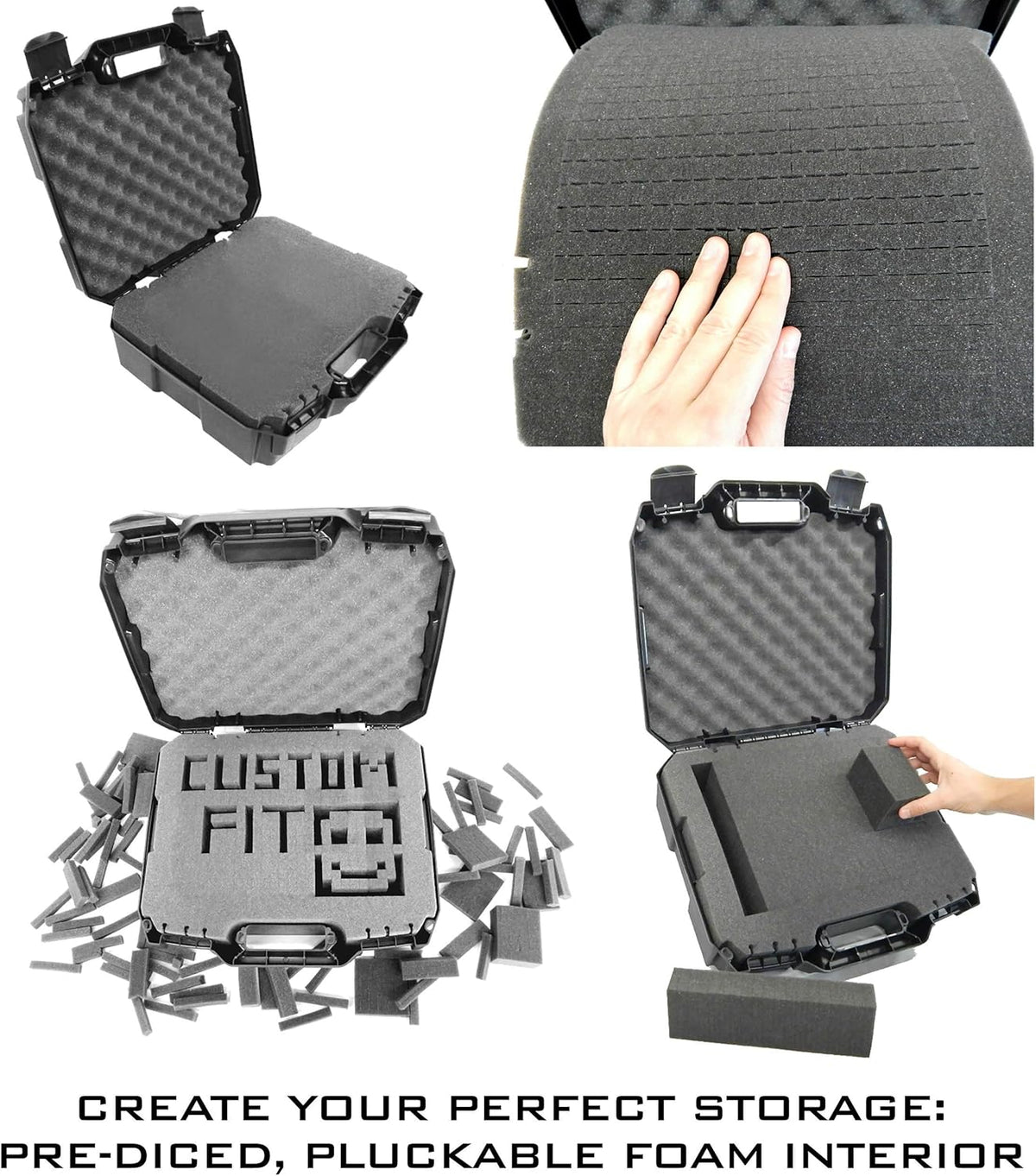 Hard Case for VR Gaming Headset with Customizable Foam I156090