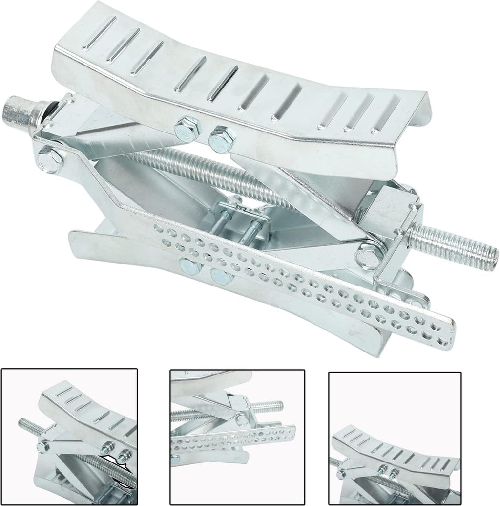 2 Set Wheel Chock Stabilizer Tire Locking Chock with Crank Handle S893082