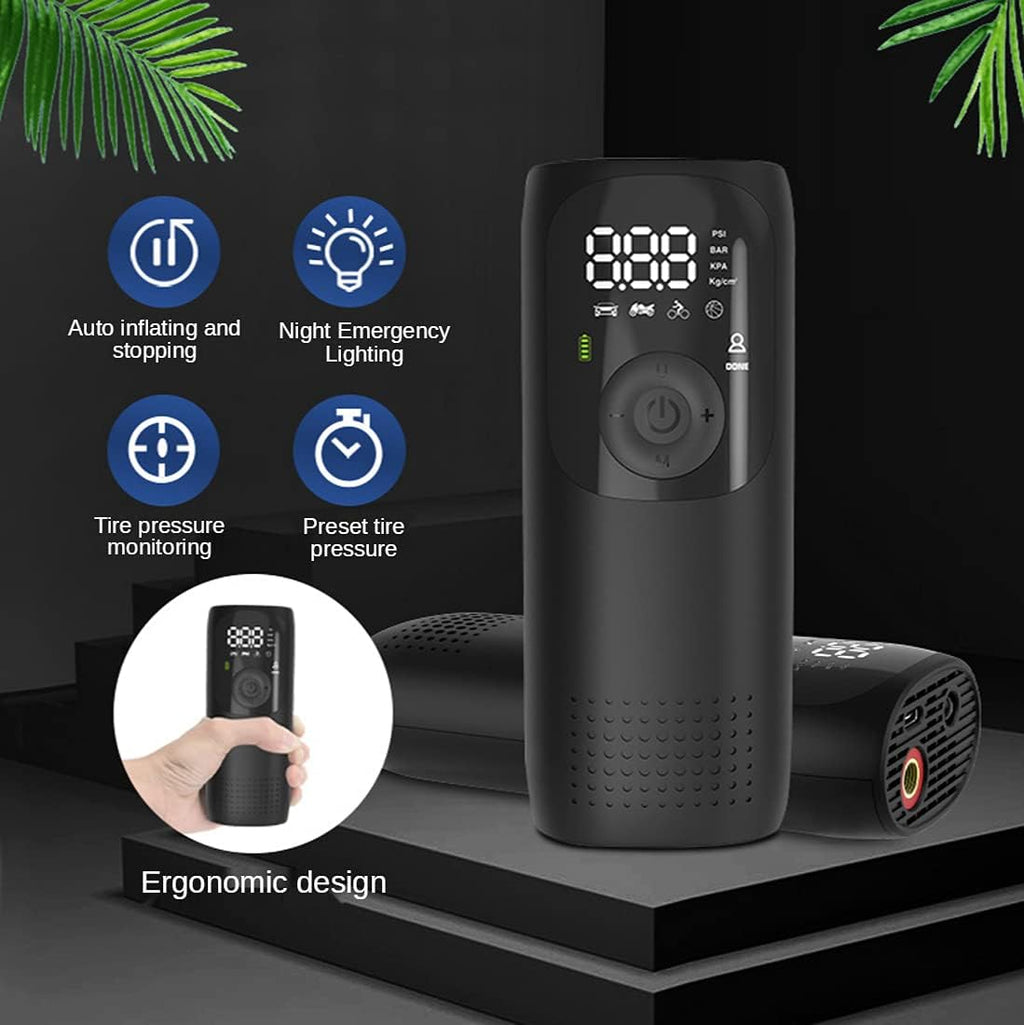 150PSI Rechargeable Digital Portable Air Compressor Tire Inflator Pump D373421