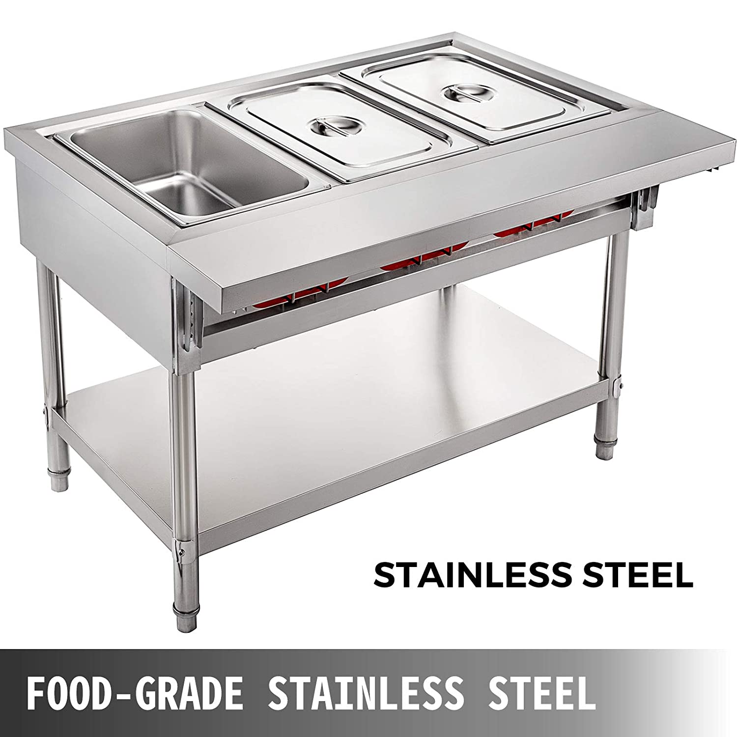 3 Pot Commercial Electric Food Warmer W44204
