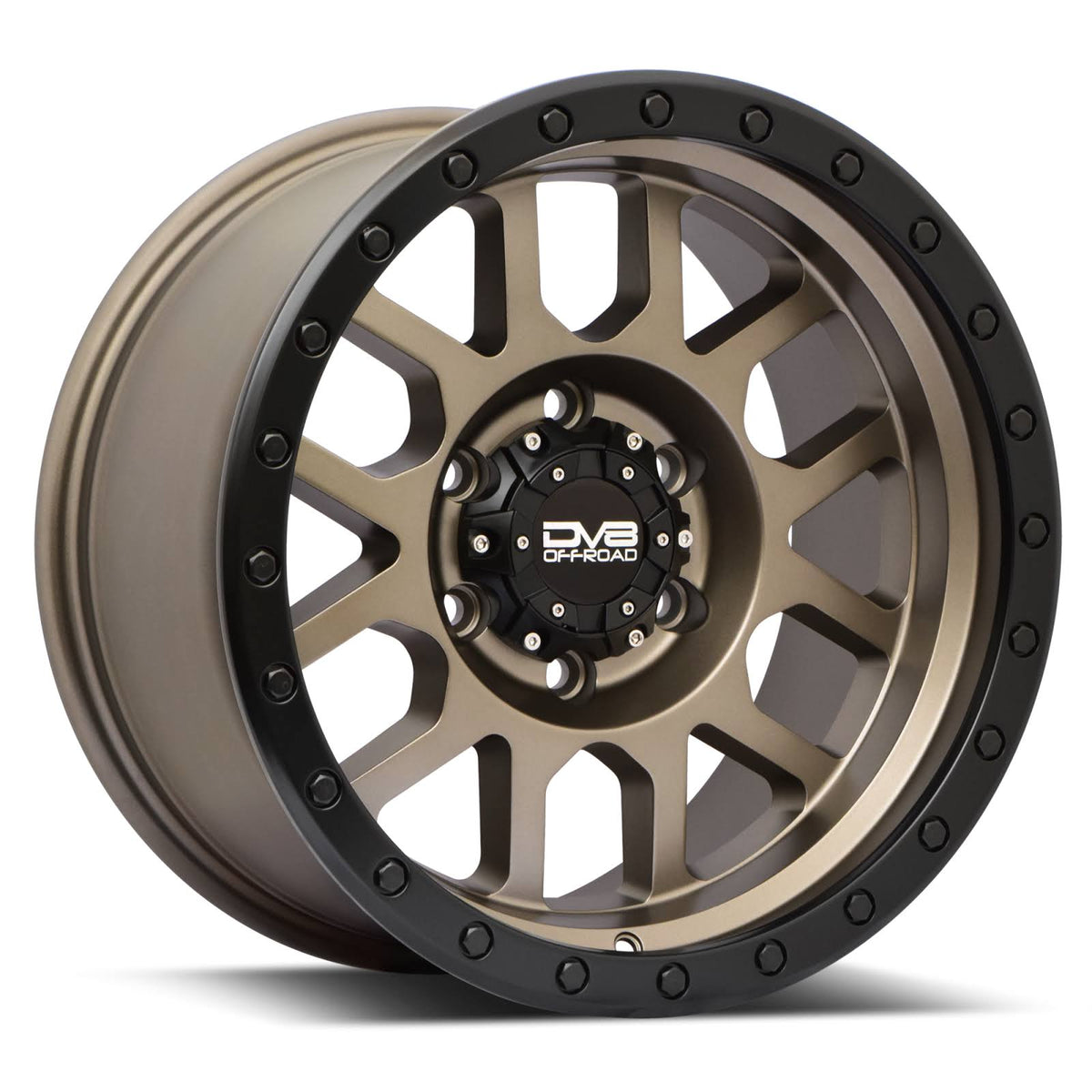 20x9 5x127 -12mm Matte Bronze Beadlock Wheel H238907