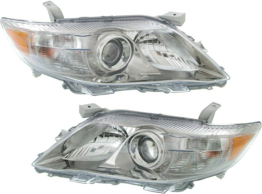 Driver and Passenger Side Headlight Assembly D873