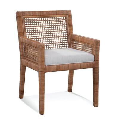 Beige/Harbor Blue Dining Chair R507