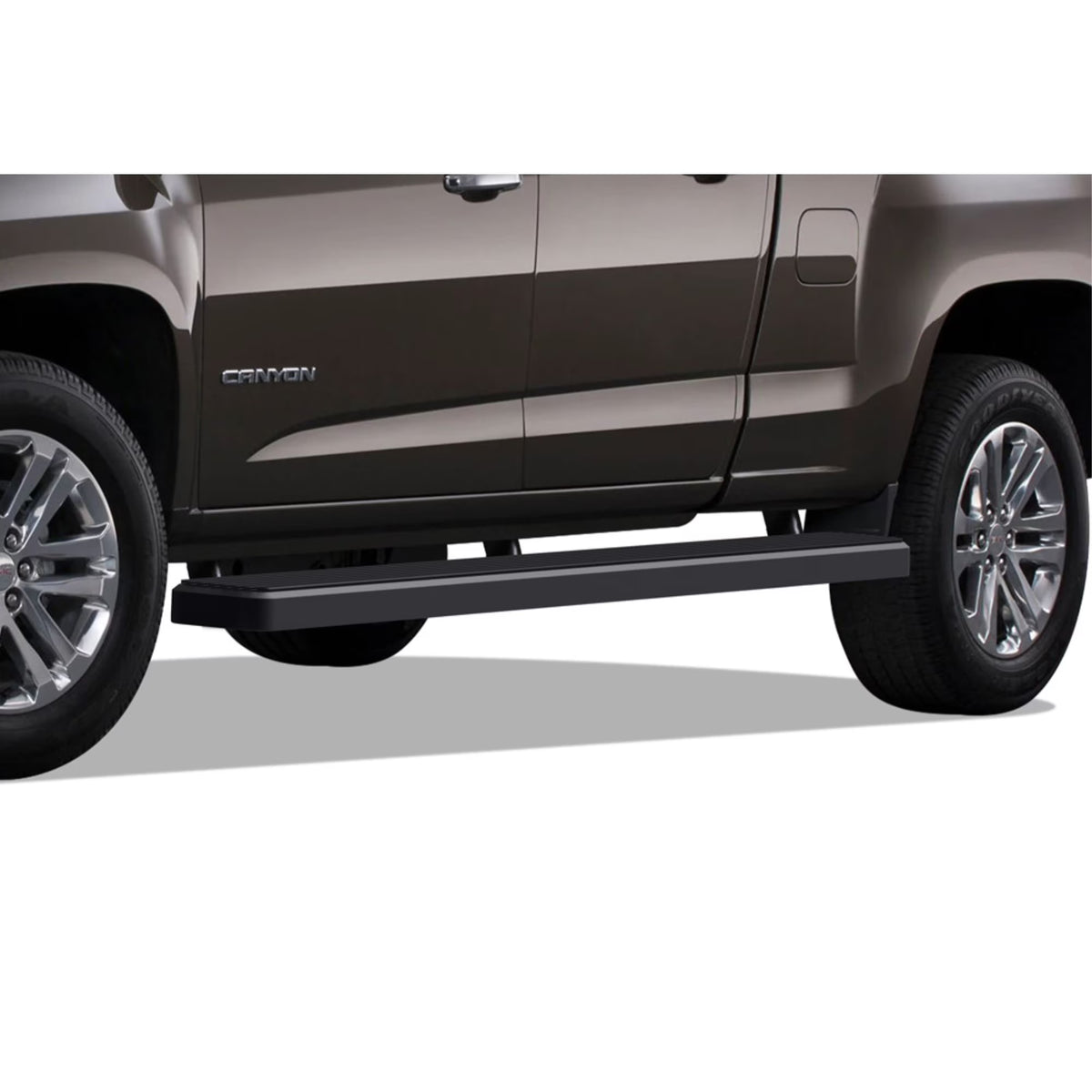 6 Inch Wheel to Wheel Black Aluminum Bed Cover N610