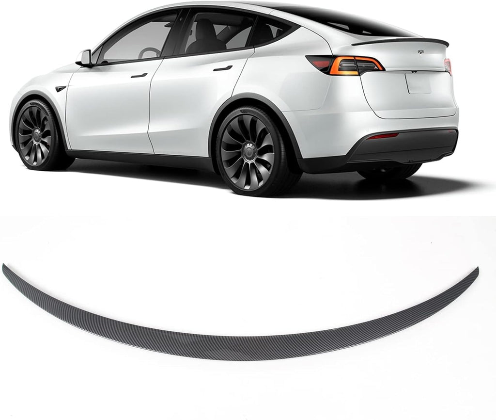 Matte Carbon Fiber Rear Trunk Spoiler for Tesla Model Y Q986