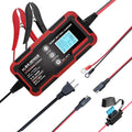 4-Amp 6V 12V Portable Battery Charger and Maintainer Pack of 2 D508340