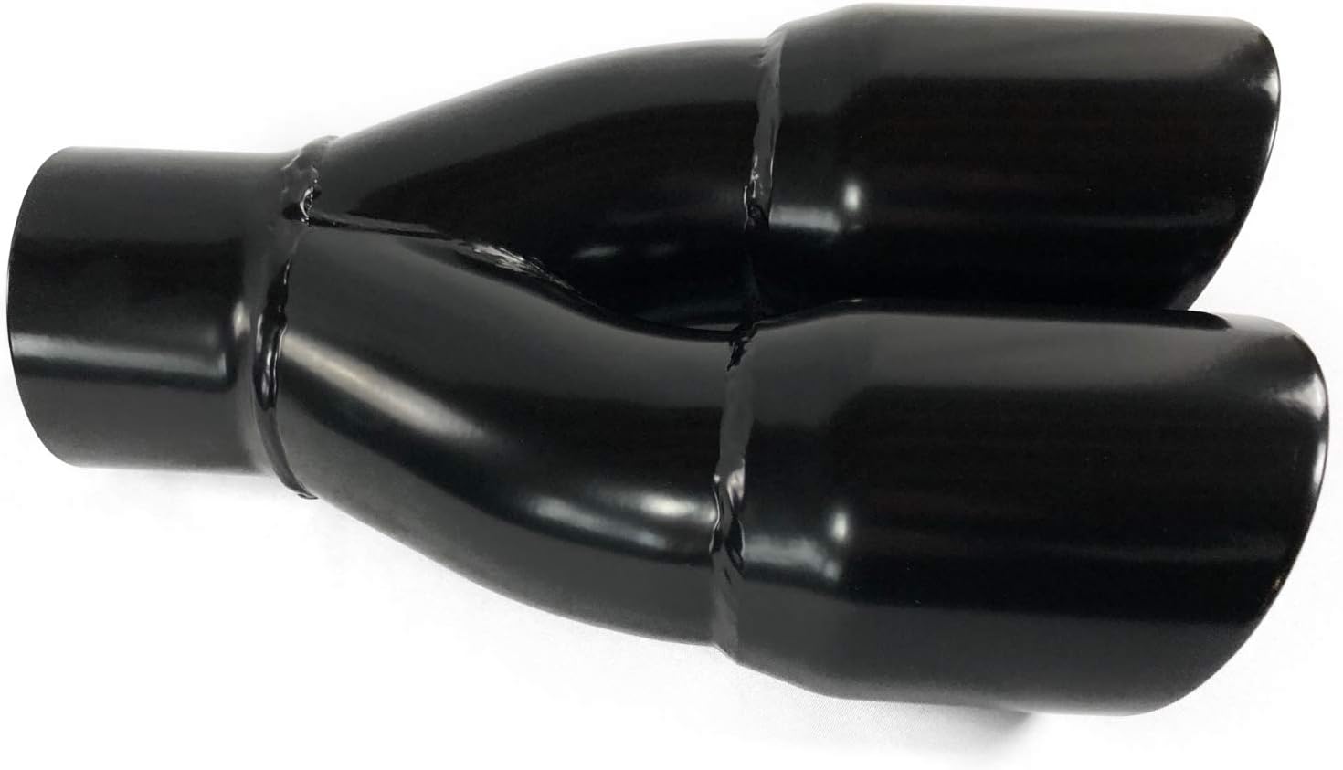 Black Stainless Steel Double Wall Exhaust Tip Pack of 2 P490