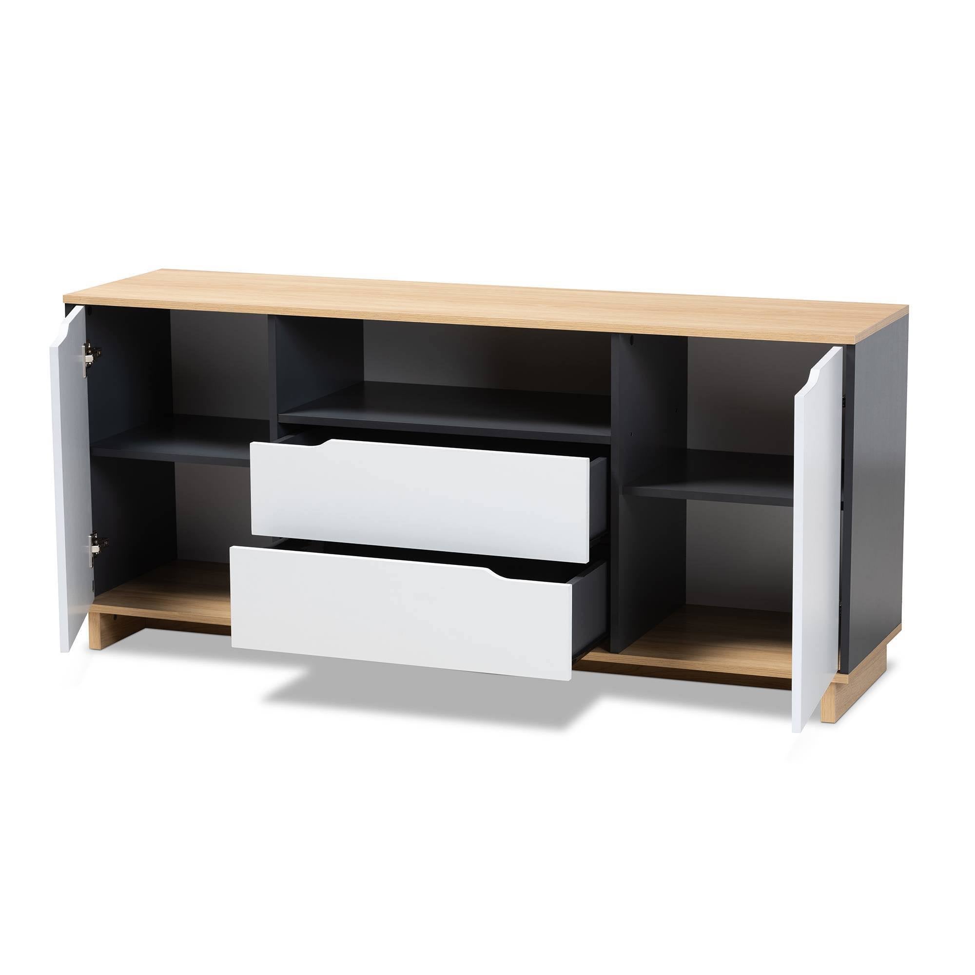 Multicolor 2-Door Wood Sideboard H5484