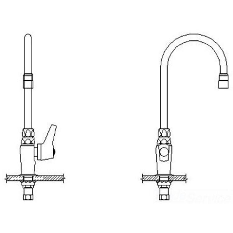 Chrome Pantry Faucet E367