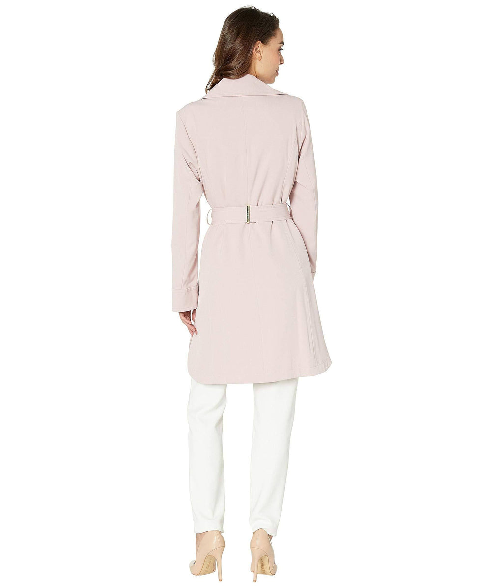 Belted Trench, Dusty Pink O722