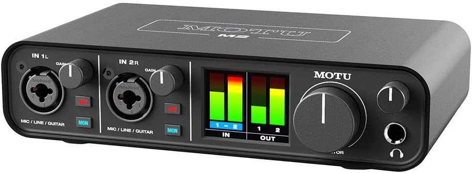 Motu M2 2x2 USB-C Audio Interface with XLR Cable P90354