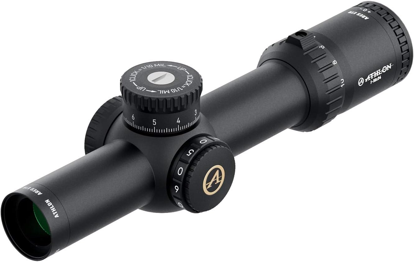 1-10x24 FFP IR MIL Riflescope with Lens Cleaning Pen R716