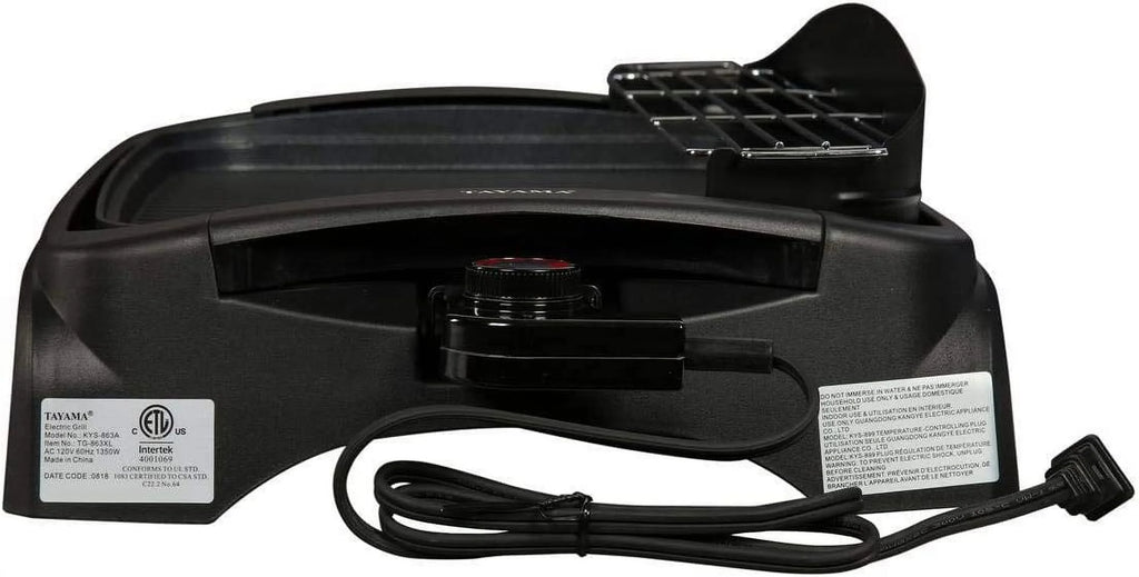 Black Non-Stick Electric Grill J199