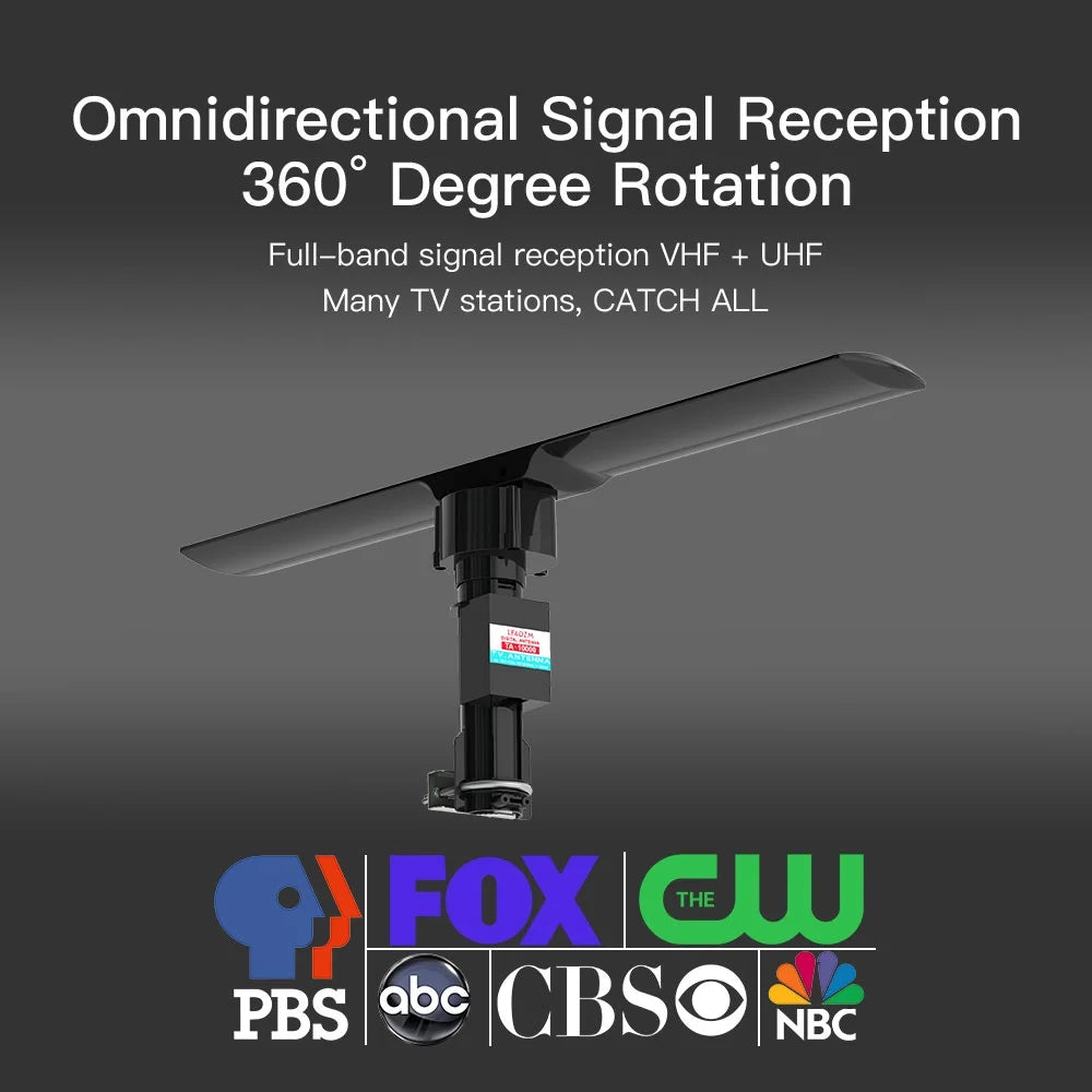 360° Rotation Dual-band Digital Antenna 40-860MHz 20±3dB Black M559