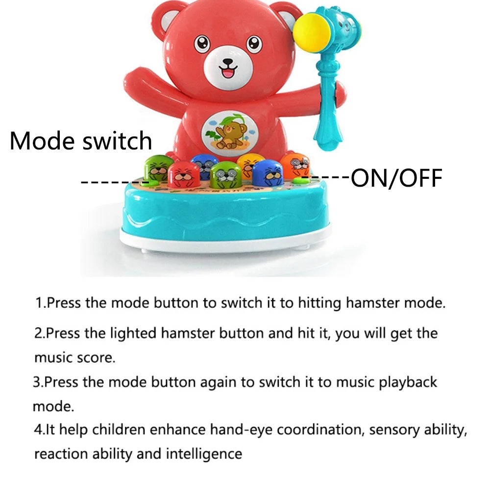 Hammering and Pounding Toys Desktop Hitting Hamster Game Toy D199