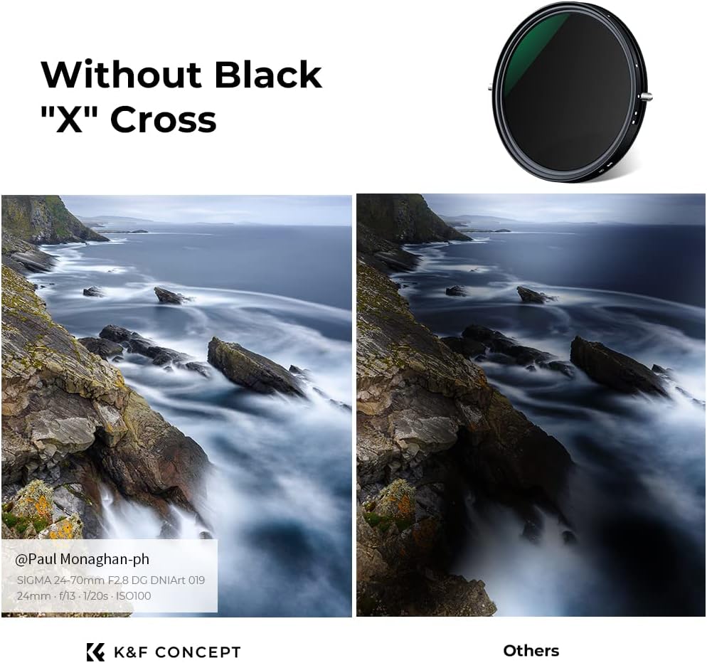62mm Variable Fader ND2-ND32 ND Filter and CPL Circular Polarizing Filter 2 in 1 Pack of 2 A129943