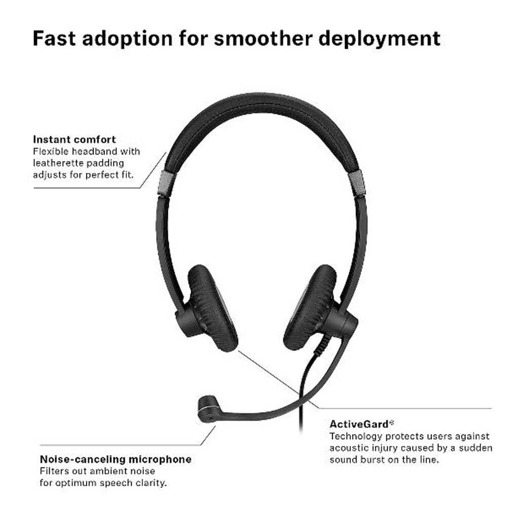 Sennheiser SC 75 USB MS Headphones One Size E756231